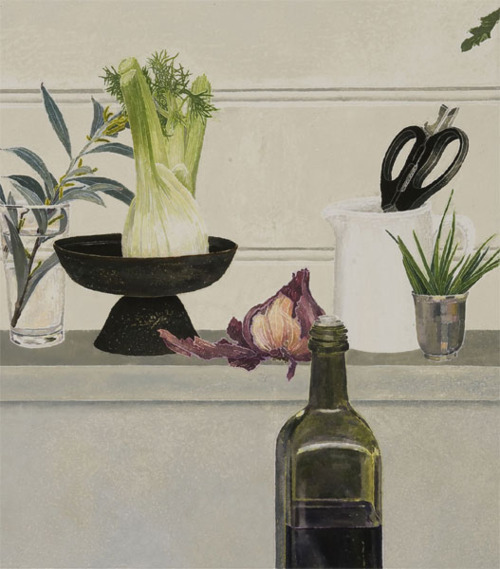 Cressida Campbell - Olive oil and fennel